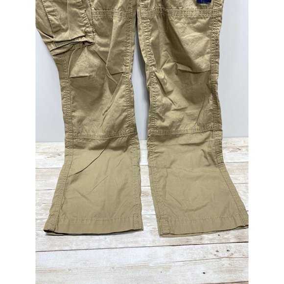 Gap Kids Boys Drawstring Tan Khaki Cargo Pants - Size 8, New - Picture 9 of 11
